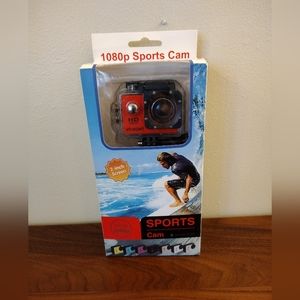 Sports Camera Pink Waterproof Full HD 1080